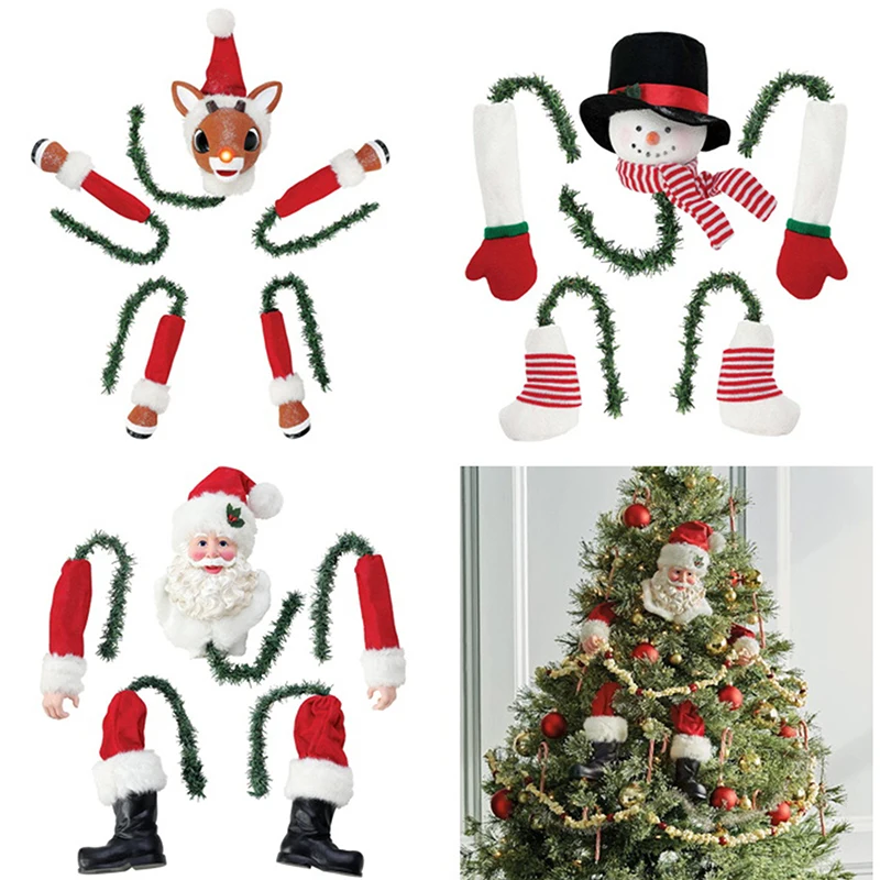 

Christmas Tree Top Topper Large Cover Snowman Hat Tree Ornaments Home Outdoor Decor Gift Christmas Tree Decoration