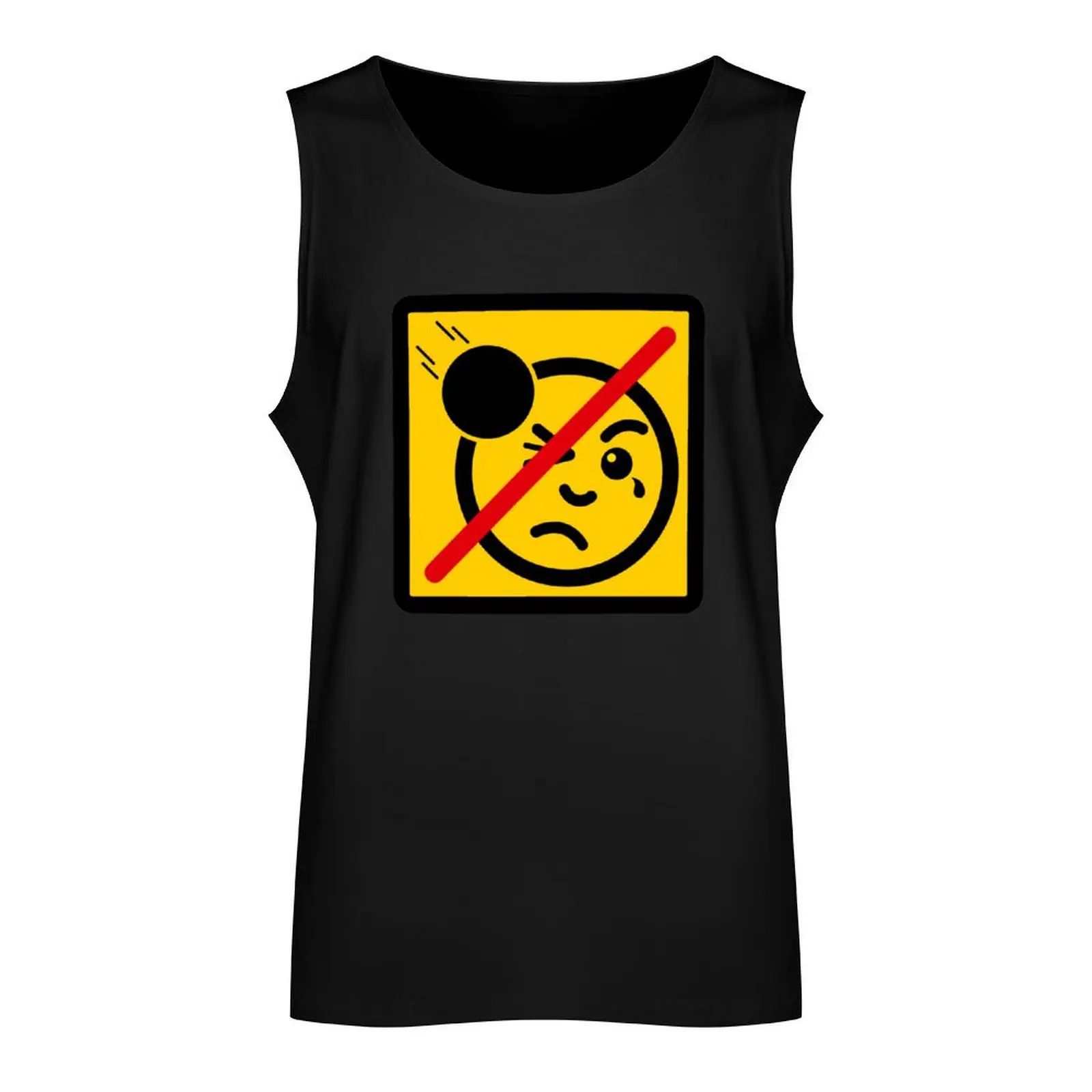 Don't Shoot Ball Head Tank Top Japanese t-shirt Man gym clothes vests for men