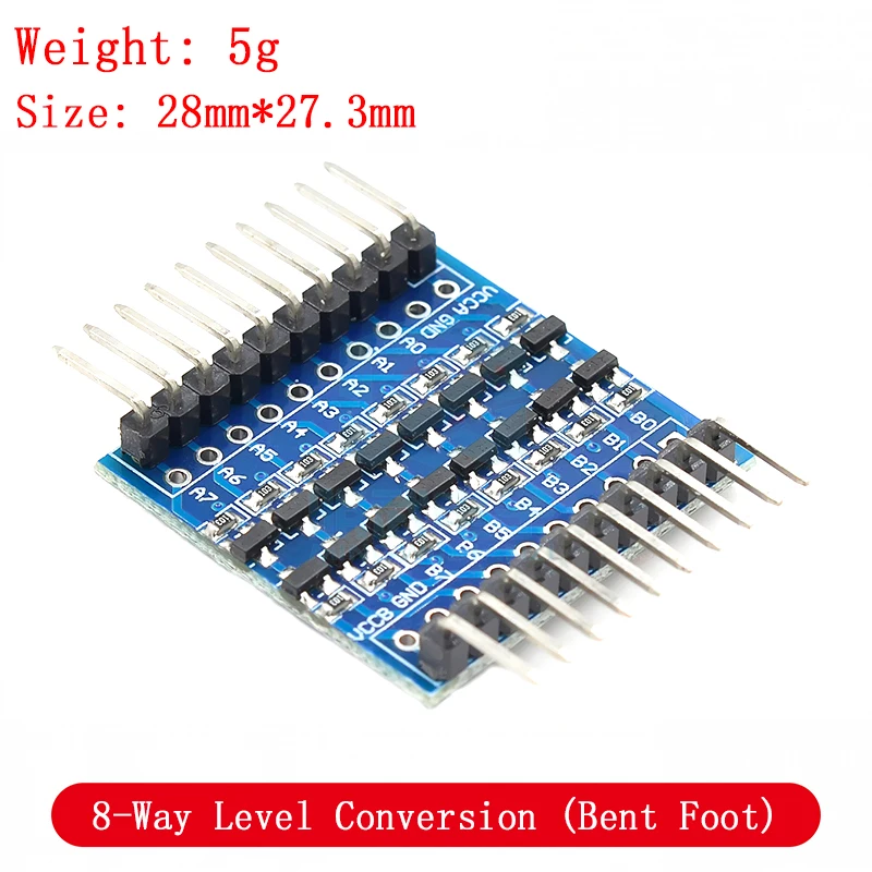 Picture 4: 2 Channel 4 8 way IIC I2C UART SPI TTL Logic Level Converter Bi-Directional Module 5V to 3.3V For Arduino Compatible Breadboard
