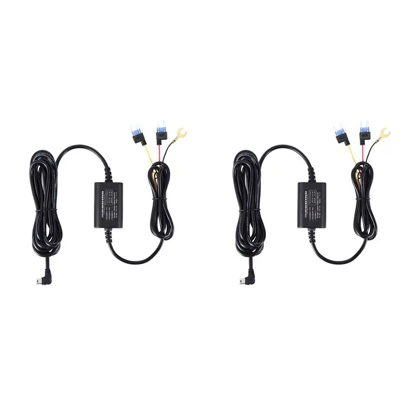 2X Parking Surveillance Cable For 70Mai 4K A800S A500S D06 D07 D08 M300 Hardwire Kit UP02 For Car DVR 24H