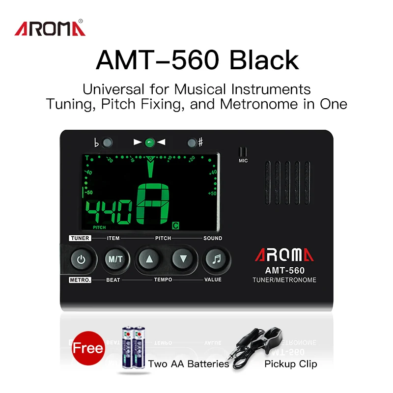 Metronome Tuner for All Instruments - Guitar, Bass, Violin, Ukulele, Trumpet, Chromatic, Clarinet, Flute Tone Generator