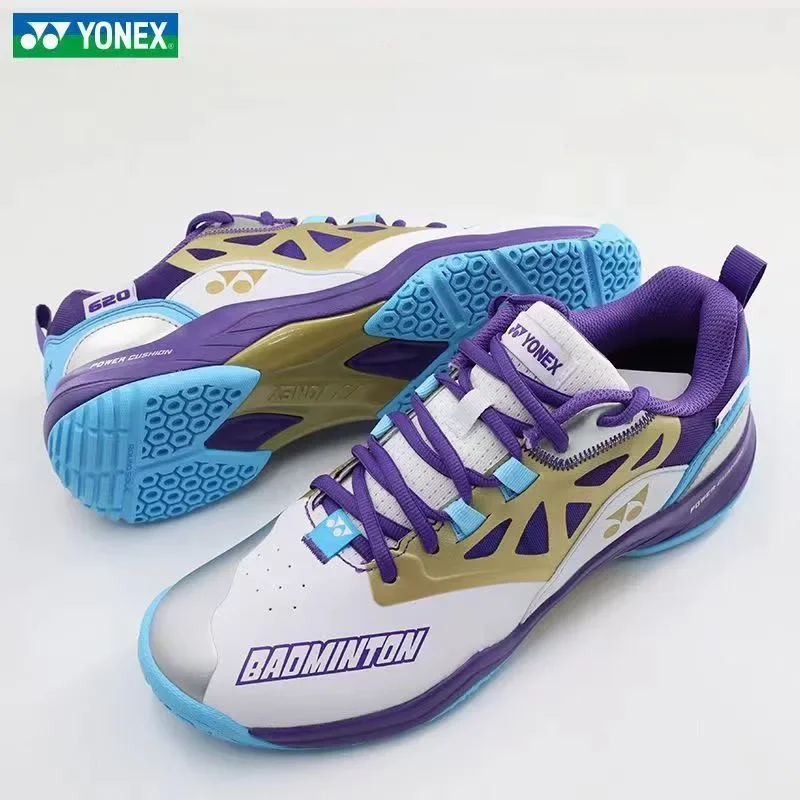 YONEX Badminton-Schuhe für Herren, Unisex, SHB620, hochwertige, stoßdämpfende, atmungsaktive, rutschfeste Trainings-Casual-Sport-Tennis-Turnschuhe