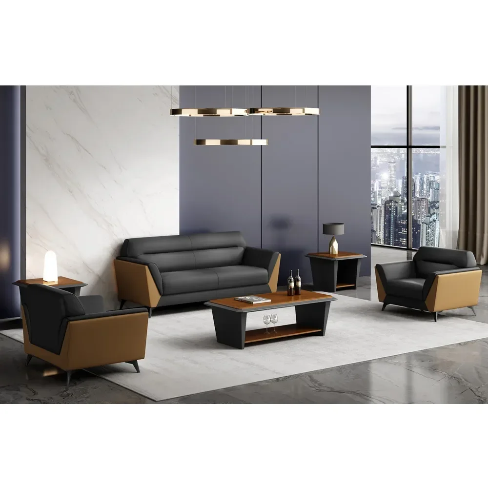 

Modern Office Sofa Set Furniture Executive Office Sofa Reception Room Furniture 1+1+3 Modern Office Sofa