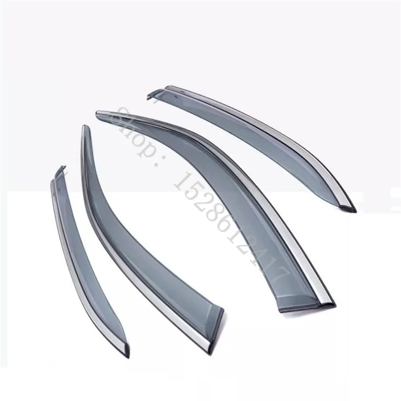 Para Suzuki Swift 2008 2009 2010 ~ 2014 accesorios de coche visera de ventana sombra de ventilación protector solar para lluvia toldos deflectores cubiertas de refugio