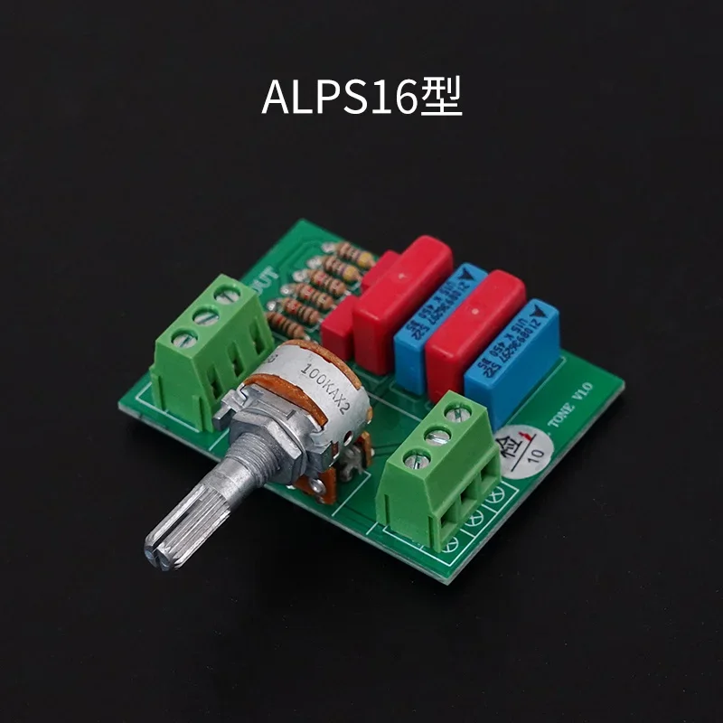 Passive Preamplifier Tone Board ALPS16 ALPS27 Optimize Treble and Bass Enhance Stereoscopic Sound Diy Kit for Amplifier Audio