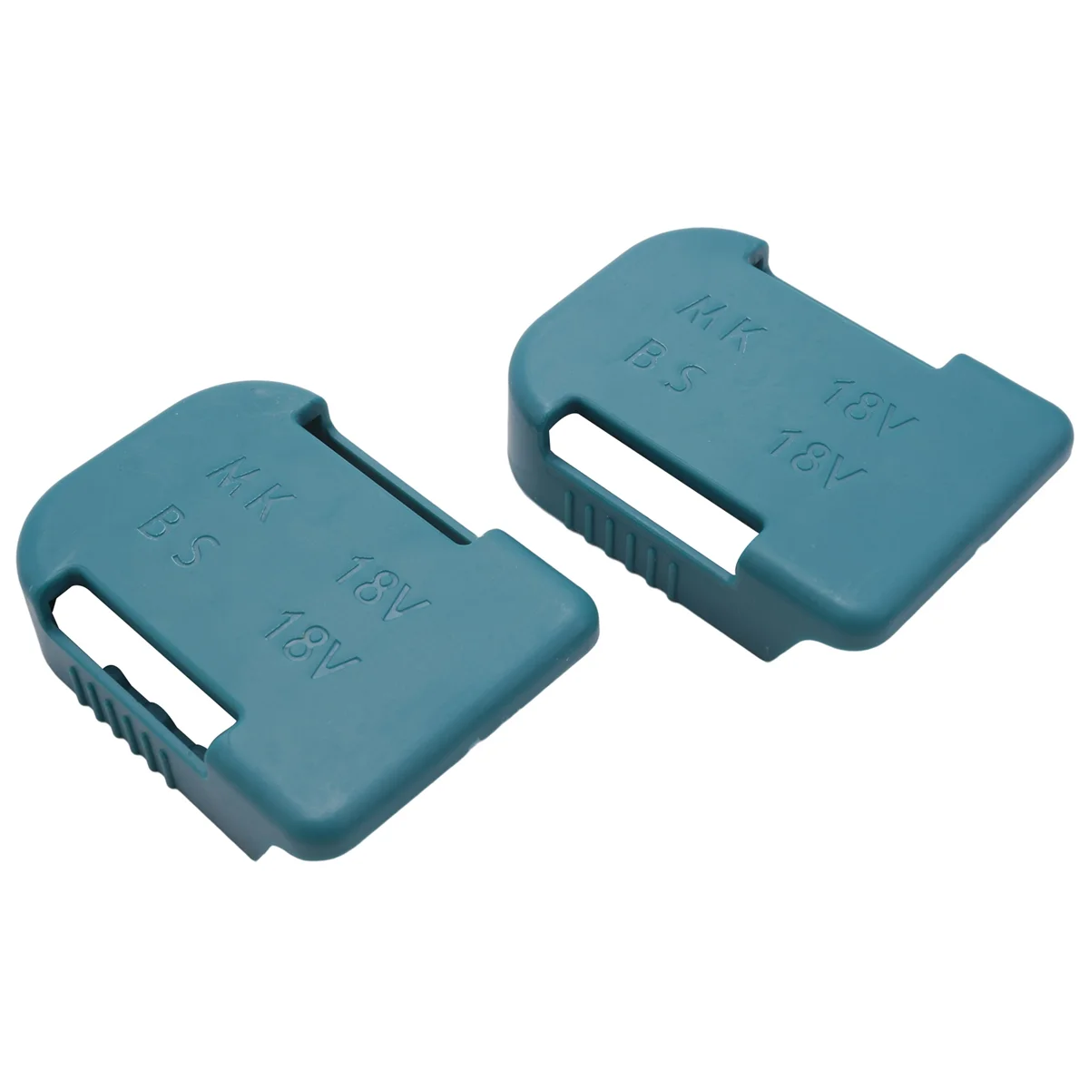 Estante de almacenamiento de batería de 5 piezas, estuche protector de batería para dispositivos de fijación Makita de 18 V (azul)