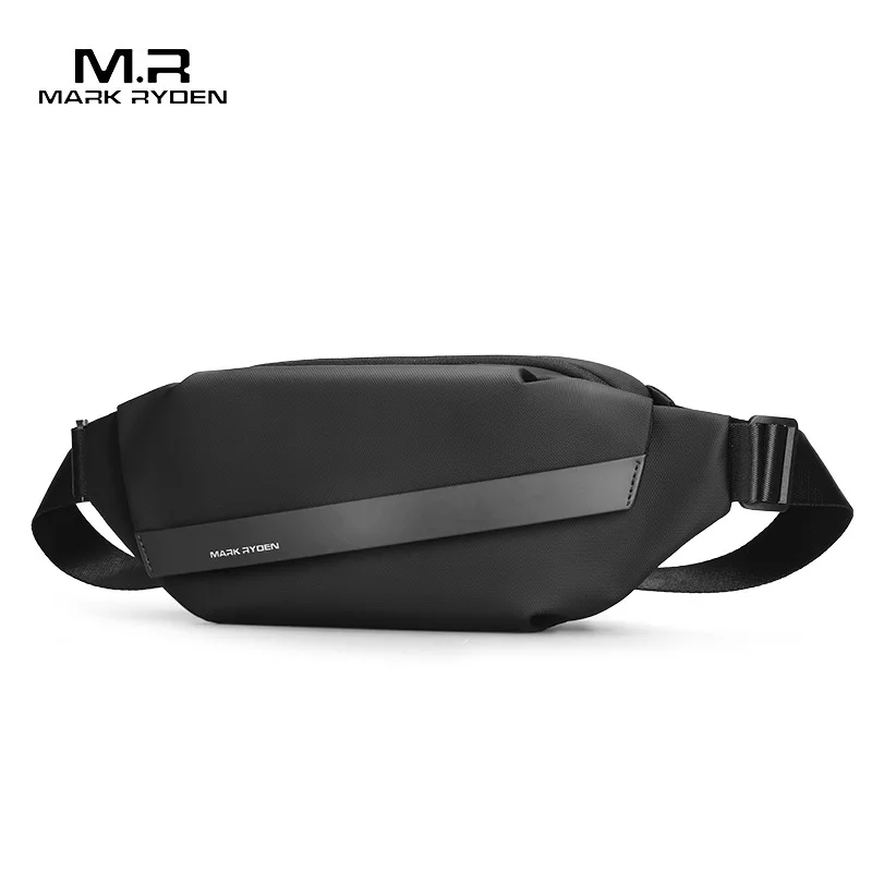 Men's large capacity waterproof crossbody bag multi-functional sports leisure magnetic suction clasp shoulder bag