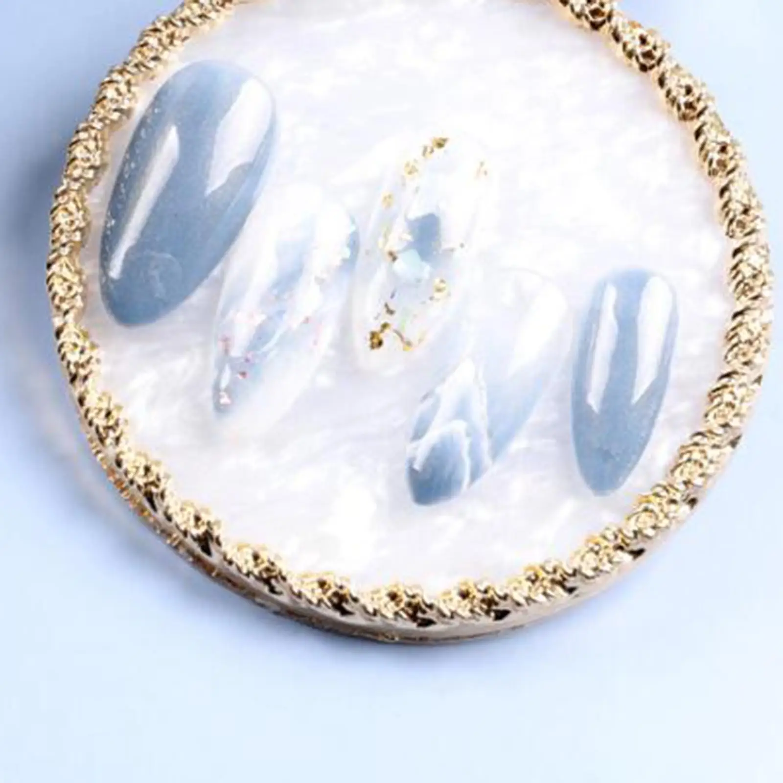 4x أكريليك مع قاعدة الماس حامل عرض جل الأظافر أدوات خلط مستحضرات التجميل - F