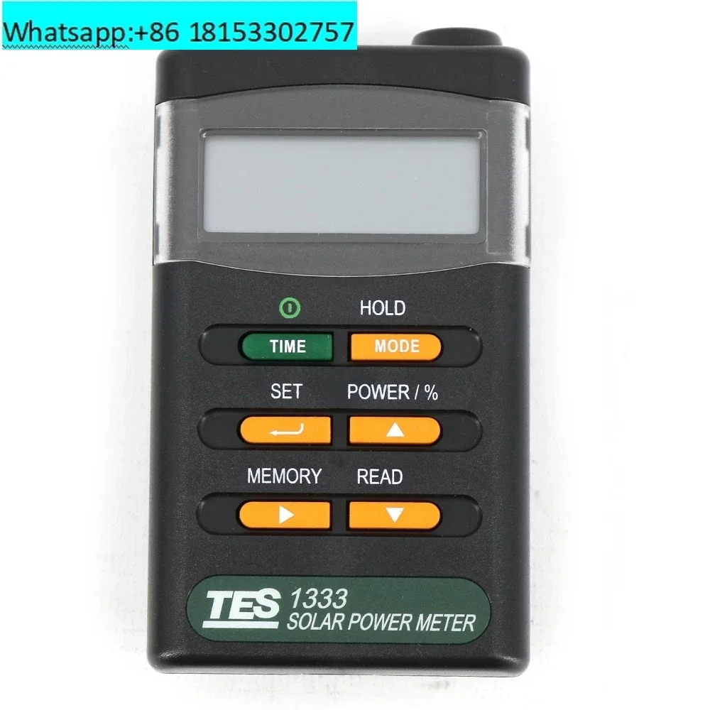 TES-1333 Solar Power Meter with User Calibration Factor Setting Function