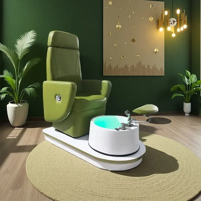 

Pedicure Chair Armchair Salon Footrest Stool Furniture Drainage Pump Seven-color Surfing Silla Para Pedicura Profesional Chair