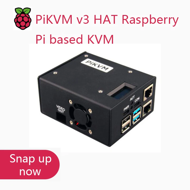 

PiKVM v3 HAT Raspberry Pi based KVM