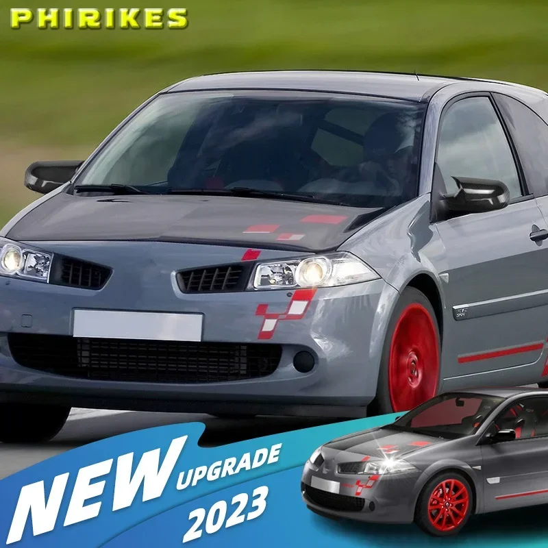 

Комплект накладок на боковые зеркала заднего вида для Renault Megane II (MK2) 2002-2009, автомобильные аксессуары