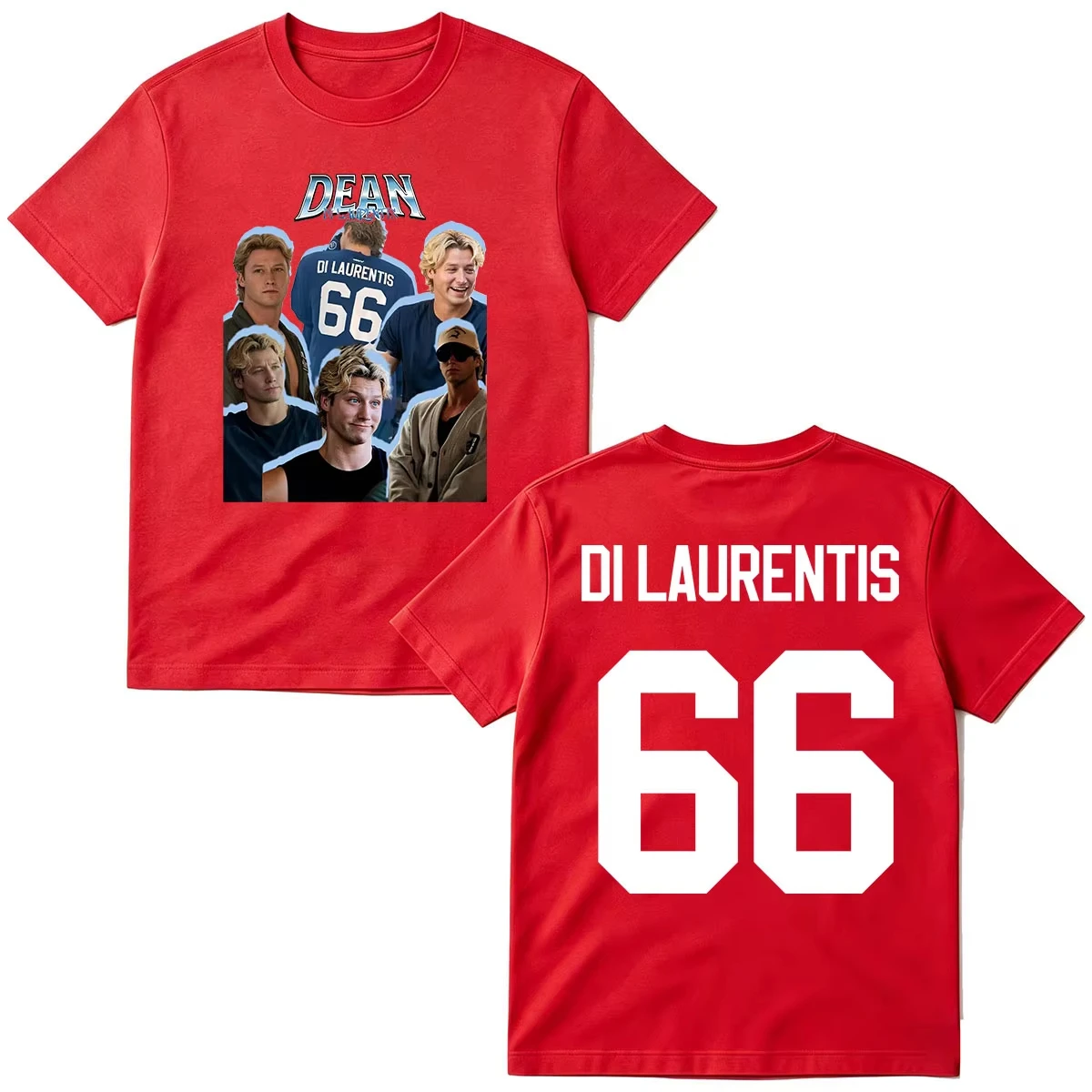 Off Campus Dean Di Laurentis 66 T-shirts Briar University Hockey T-shirt Men Women Clothing Fashion Cotton Short Sleeve T Shirts