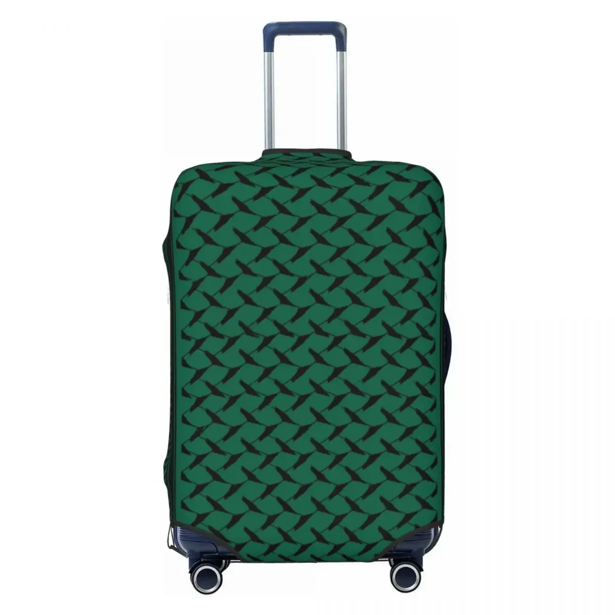 Flag Suitcase Cover Keffiyeh Green Vacation Cruise Trip Practical Luggage Supplies Protector