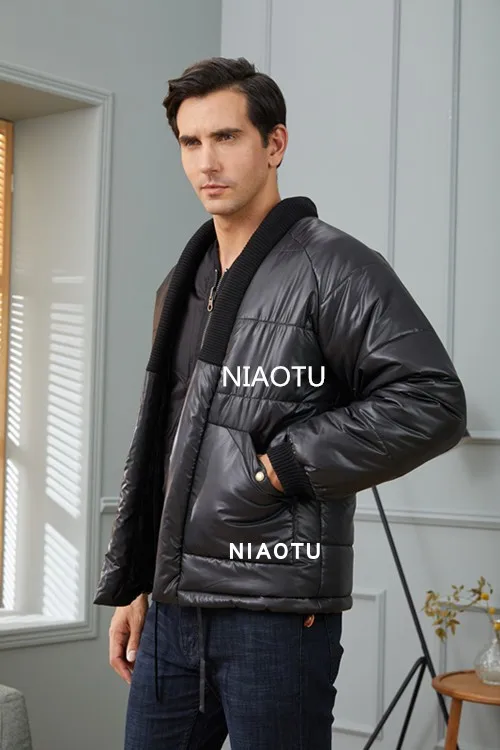 Original Japanese Taoist Robe Jacket Fashionable Down Coat Men\'s Cotton Padded Non-visvim Dcdt Thick Parka New Arrival