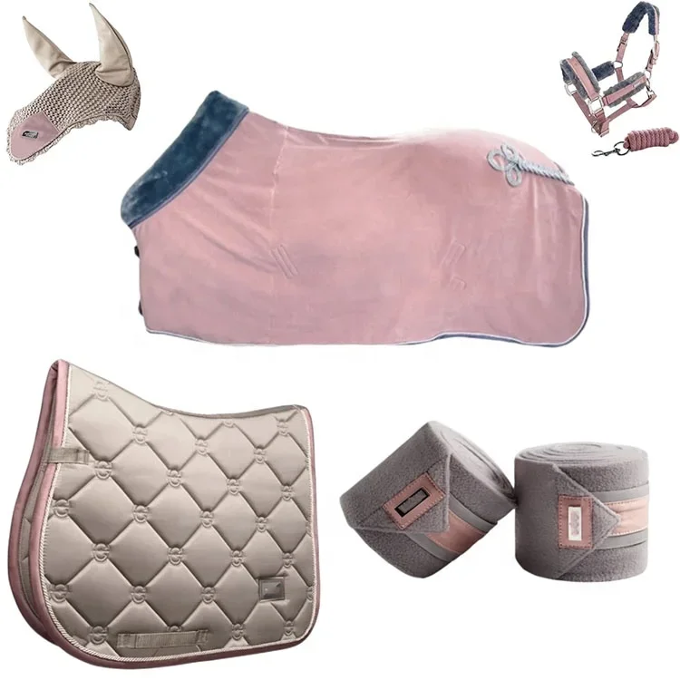 High Mesh Saddle Pad Set Equestrian Equipment for Horse Equipment Racing Products