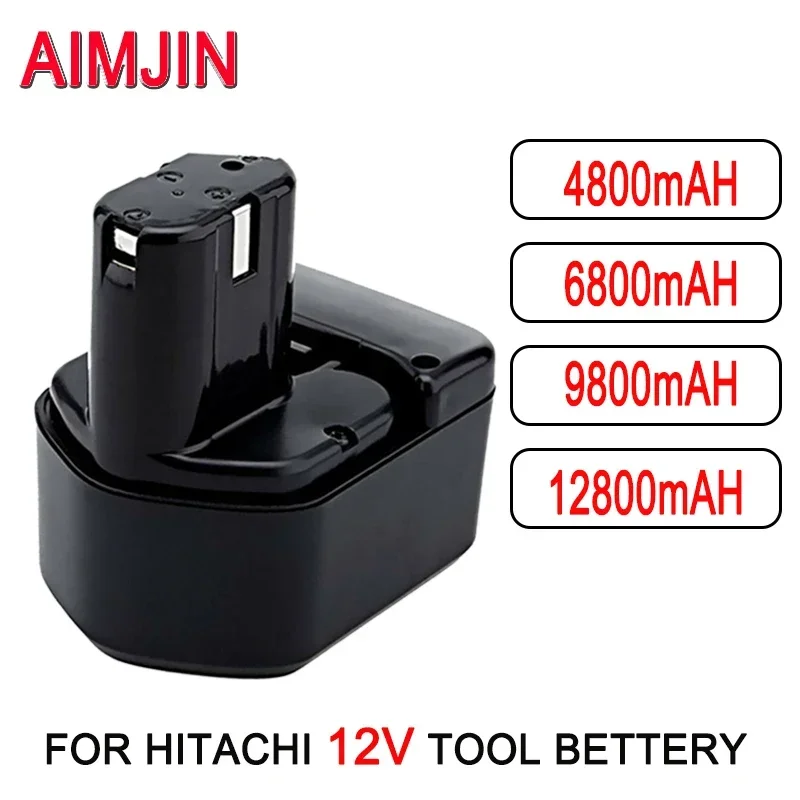 12V 4800mAh/6800mAh/9800mAh/12800mAh for Hitachi EB1212S EB1220BL EB1214S DS12DVF3 Rechargeable Battery  Cordless Drill Batteria