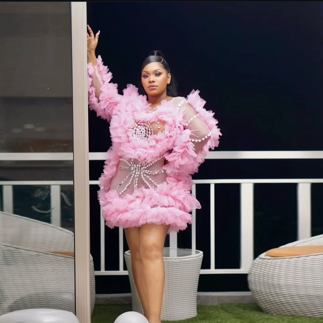 Aso Ebi Pink Cockta… - image