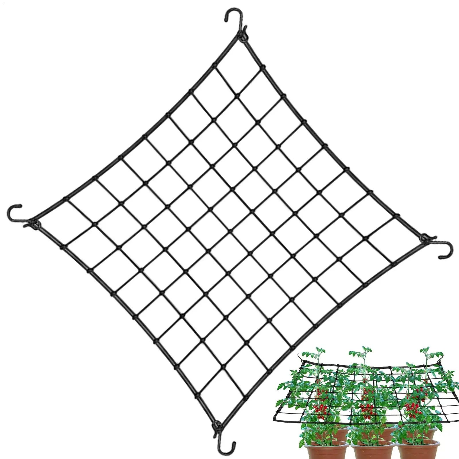 1Pc Plant Tent Branch Pressing Net Uniform Light Receiving Net Elastic Garden Flower Vegetable Grow Tent Trellis Netting