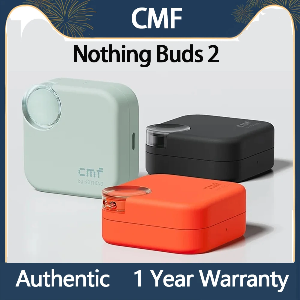 سماعات أذن لاسلكية CMF من NOTHING Buds 2 داخل الأذن مع خاصية إلغاء الضوضاء النشطة بلوتوث 5.4 سماعات أذن مخصصة للألعاب