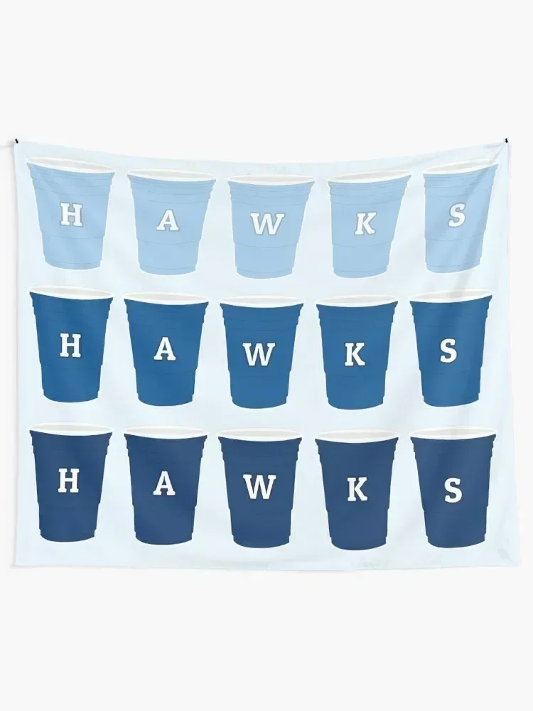 RWU Hawks Solo Cup Tapestry Cute Decor Room Decorations Aesthetics Wallpaper Bedroom Room Design Tapestry