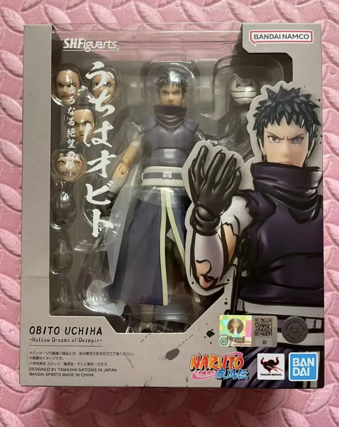 100% оригинал Bandai S.H.Figuarts Shf Naruto Shippuden Obito Uchiha Hollow Dreams of Despair, подлинная фигурка в наличии, модель игрушки