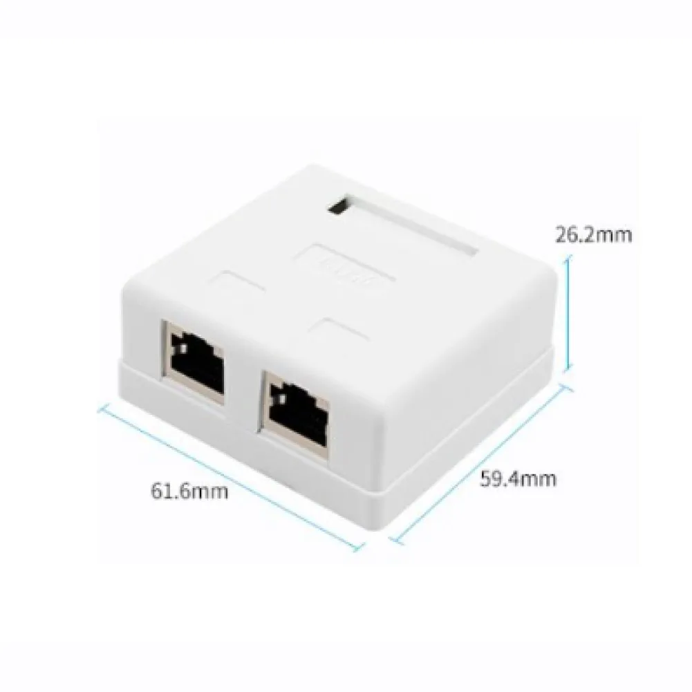 Gold plated contact For network panel box with shielded CAT6 module supports DC750V voltage and 1000+ insertions