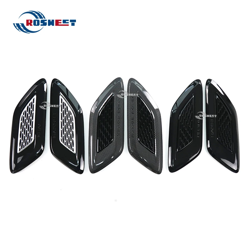 Car Exterior Hood Air Vent Outlet Wing Trim For Range Rover Sport 2014-2017 L494 Cover Air Outlet Car Accessories