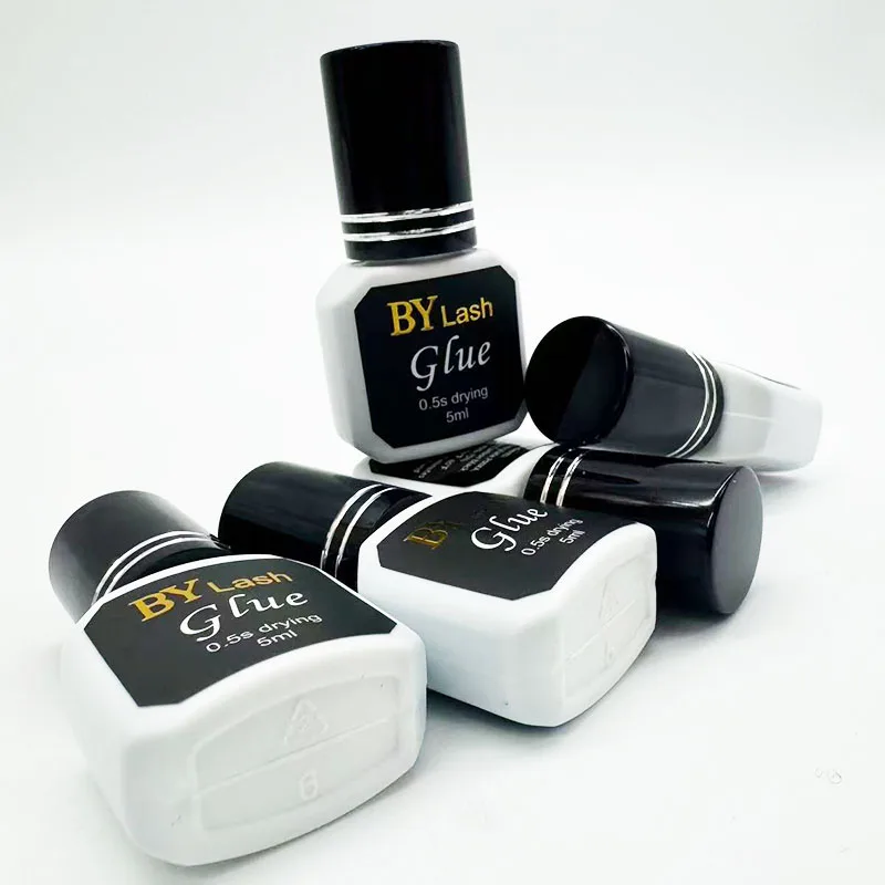 BYlash 0,5S hochwertiger, langlebiger schwarzer Wimpernkleber, Wimpernkleber