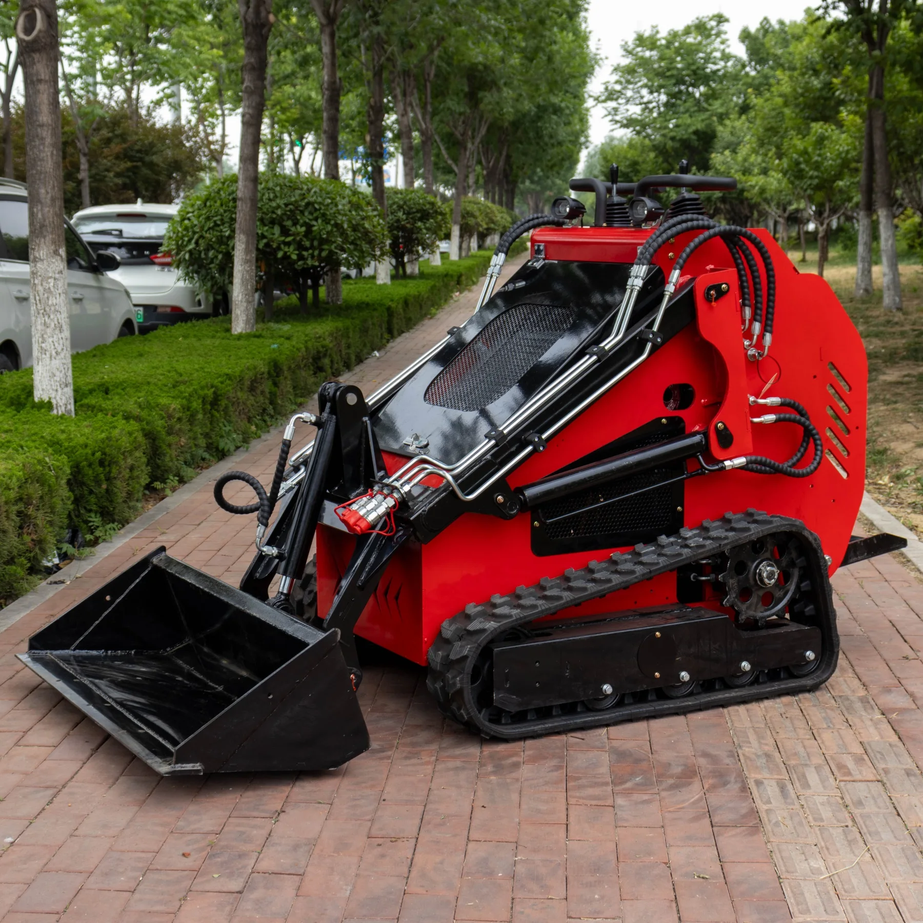 23HP Chinese Mini Skid Steer Loader HT382T EPA Hightop Brand Gasoline loader