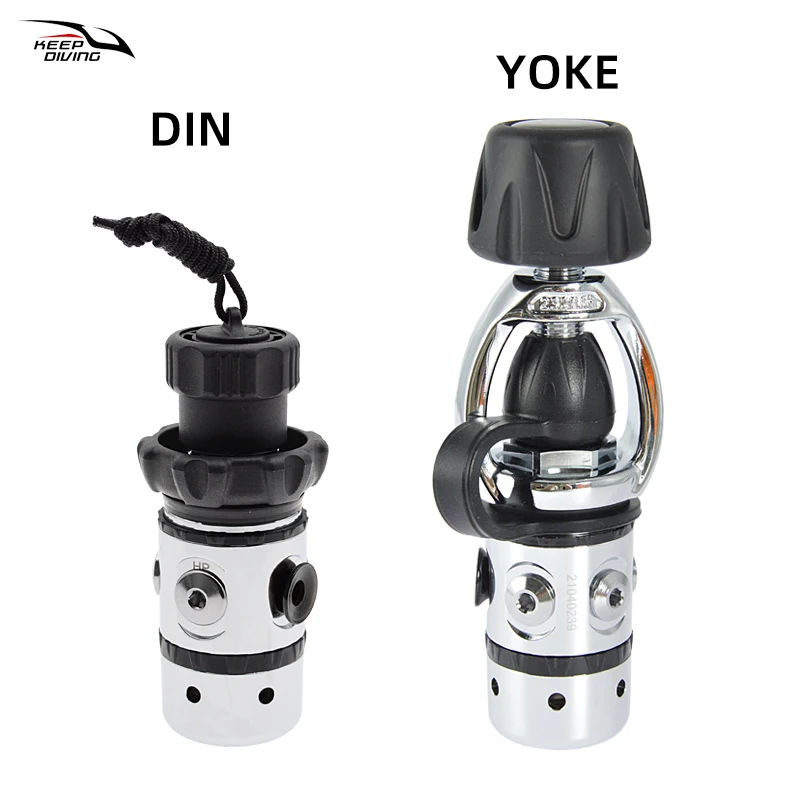 1PCS DIN YOKE Piston First Stage Regulator 5 Hole Pressure Reducing Valve 1st