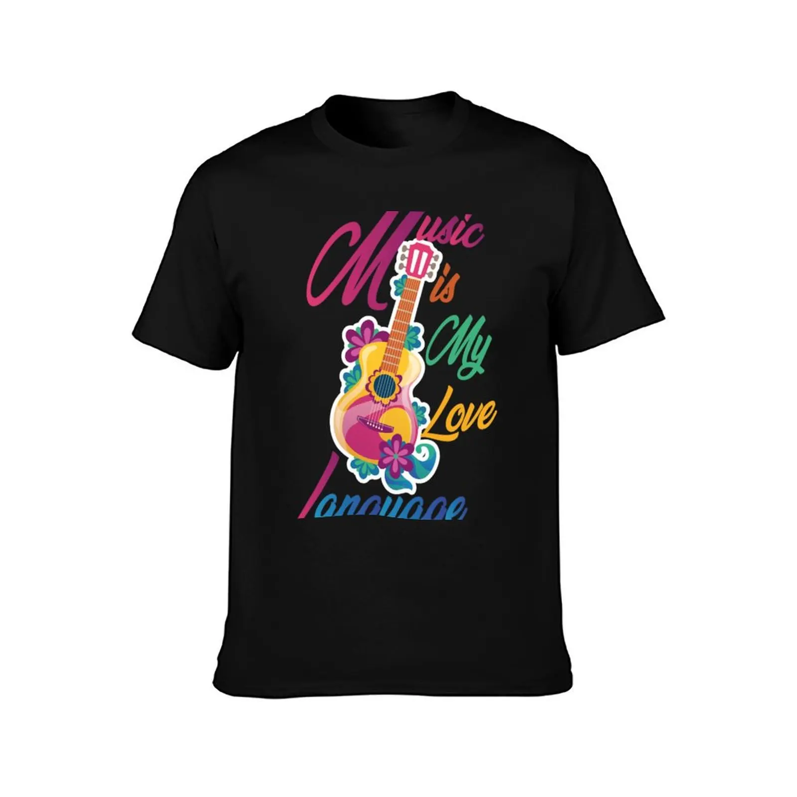 Music is My Love Language T-Shirt Plus Size Everyday Tee Shirt T-Shirt