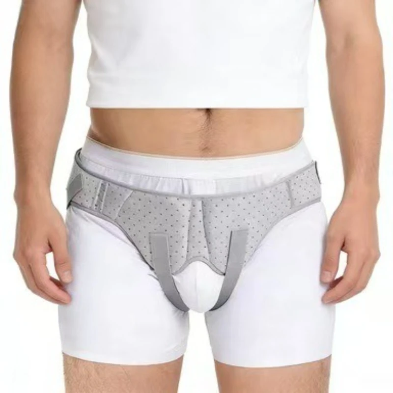 Groin Hernia Pain Relief Brace  1PCS Adjustable Inguinal Hernia Support Belt for Left Right Side Adults