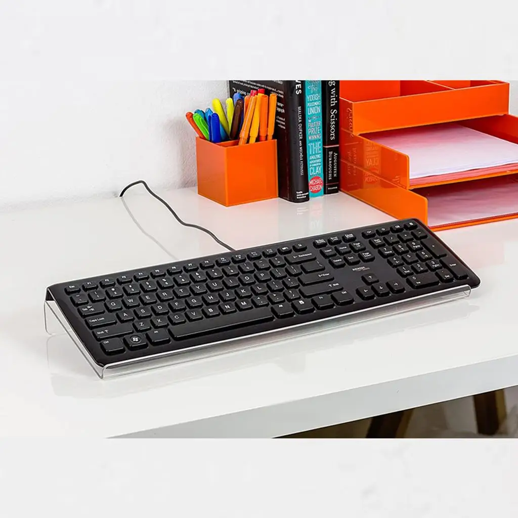 

No Slip Computer Tilted Keyboard Stand PC Angled Keyboard Tray Holder Wrist Rest