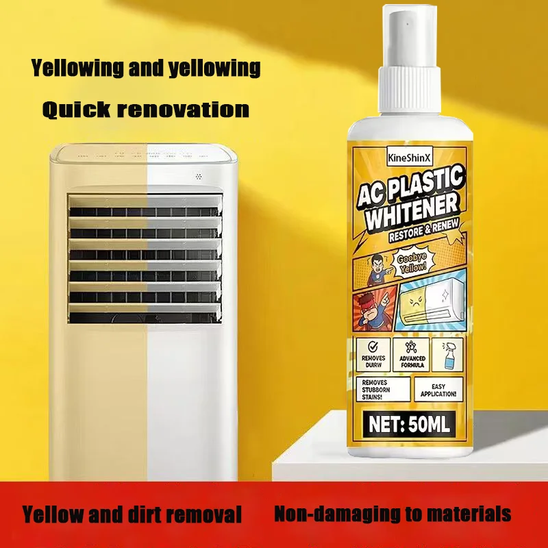 

Plastic yellowing remover, air conditioner, household appliance yellowing remover