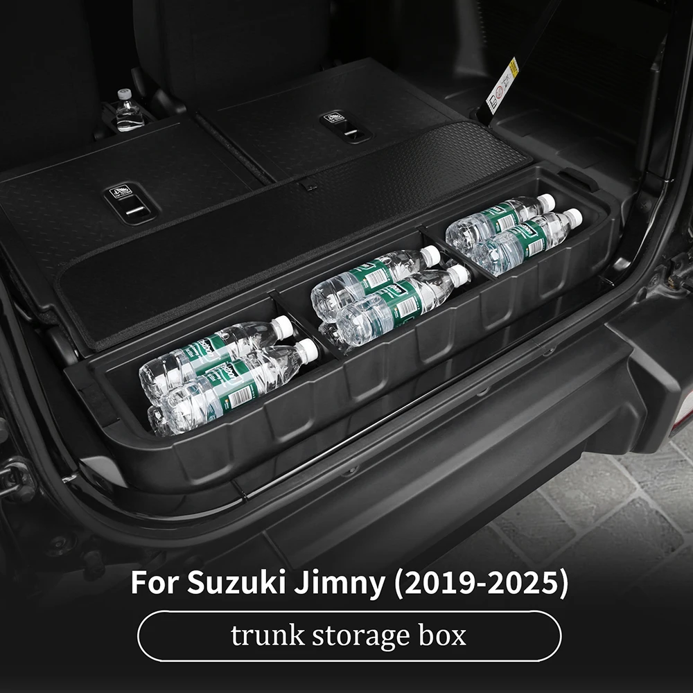 For Suzuki Jimny 2019-2025 Trunk Storage Box Removable Partition Washable Organizer Anti-Scratch Interior Decor Auto Accessories