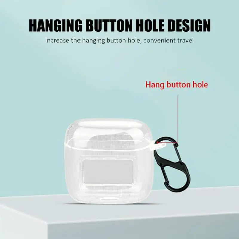 Earphone Protect Cover Waterproof TPU Case For Earbud Earphone Protector Portable Earphone Case For JBL TOUR PRO 2