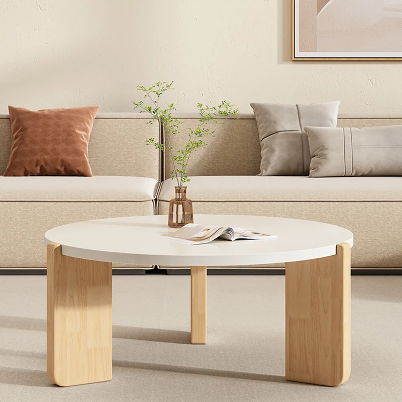 Minimalist Trendy Coffee Table Unique Round Center Bedroom Coffee Table European Home Table Basse Luxe Furniture Supplies