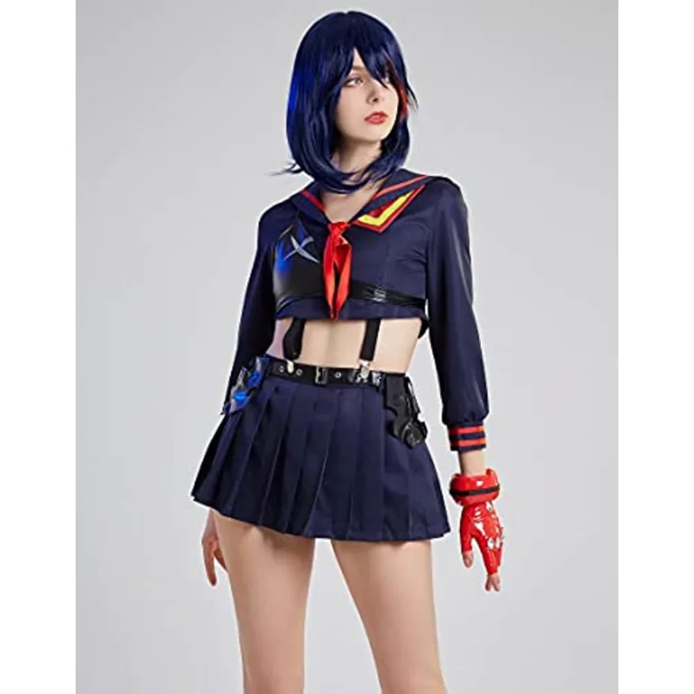 KILL La KILL Traje Cosplay para Meninas, Ryuko Matoi, Vestido de Festa de Halloween