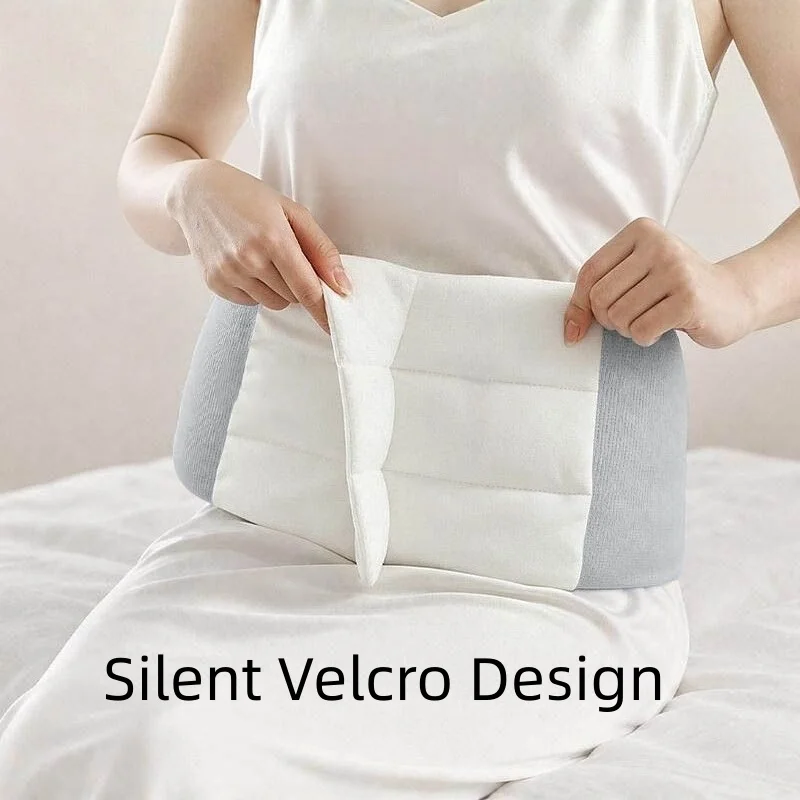 Comfortable Ergonomic Design Soft Cotton Filled Lumbar Support Pillow Breathable Adjustable Strap Warm Waist Pillow