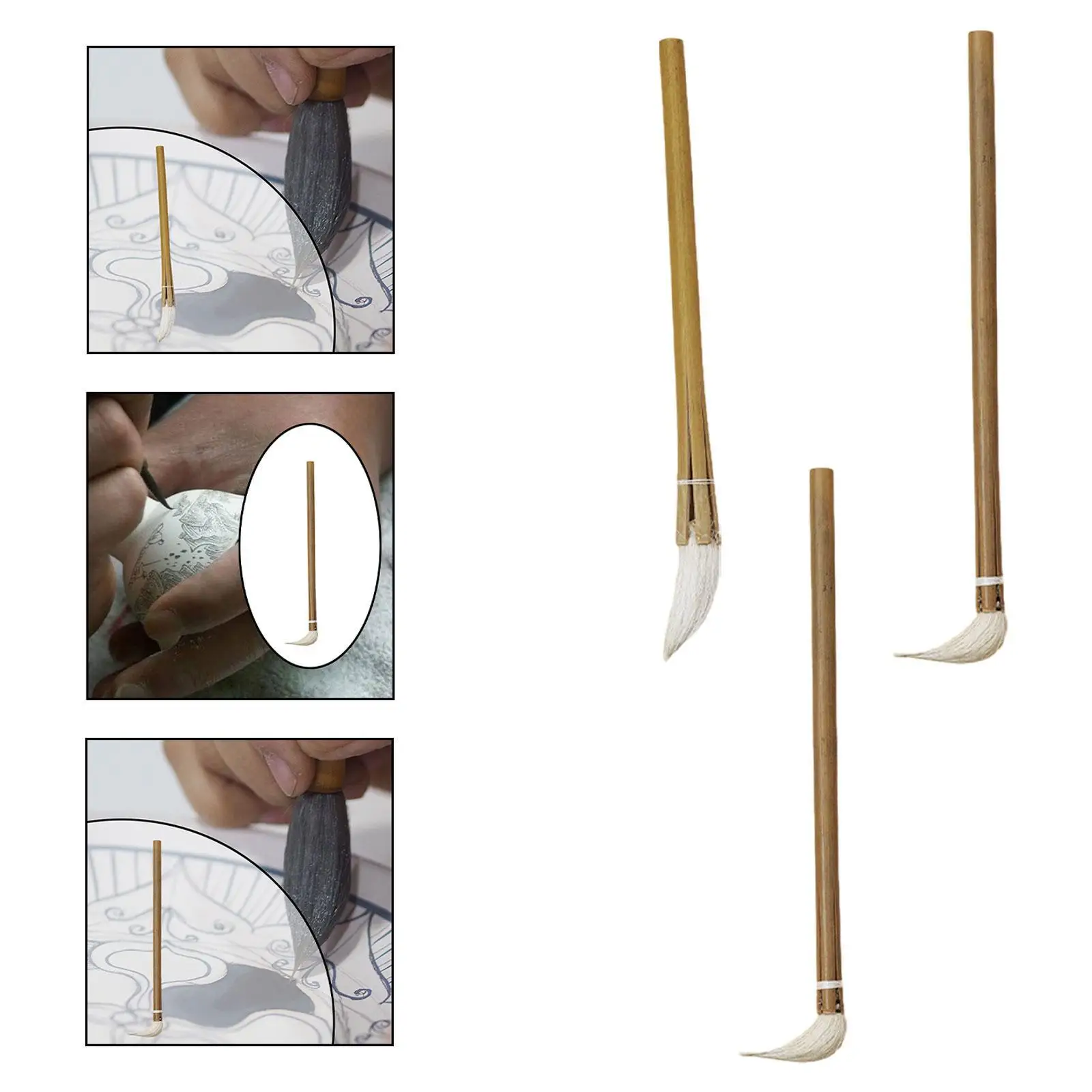 Керамическая кисть Легкие принадлежности для рисования Художественные принадлежности Детальная кисть для рисования Кисть для керамической глазури для раскрашивания, письма, рисования тушью для взрослых