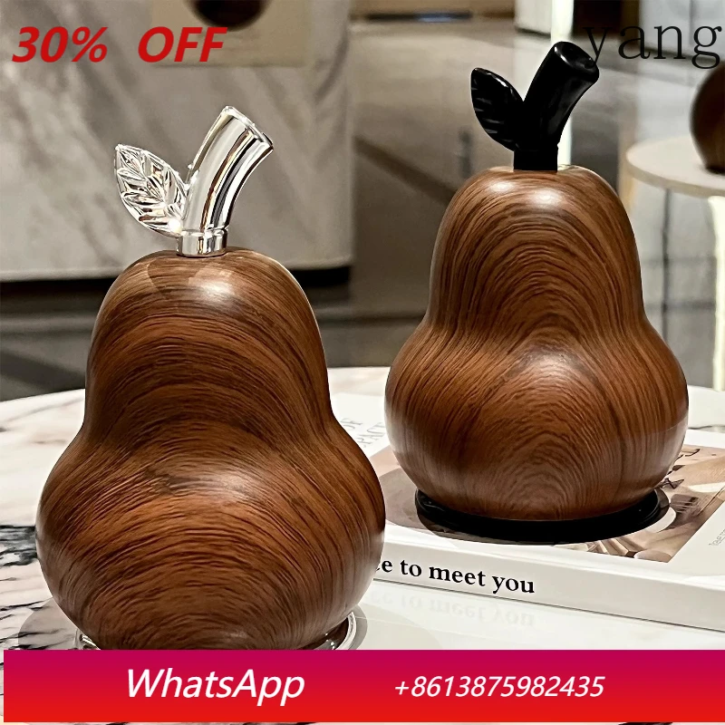 

LTT wood grain household light luxury high value dental floss storage box creative gourd cotton signature