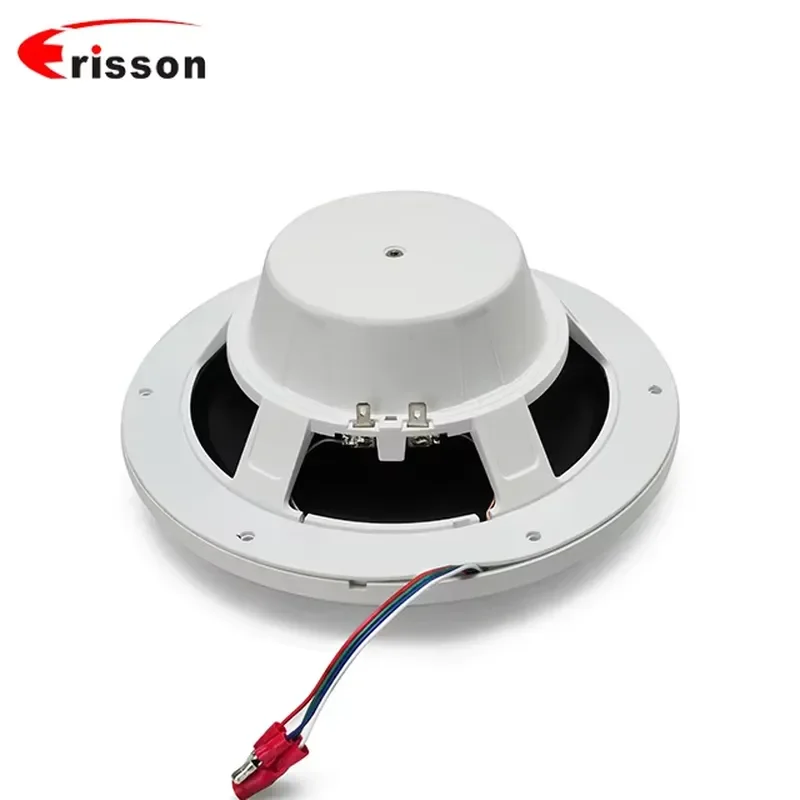 STLF 8 Inch 4-Ohm Waterproof Marine Speaker 2-Way Plastic Boat Speaker with LED