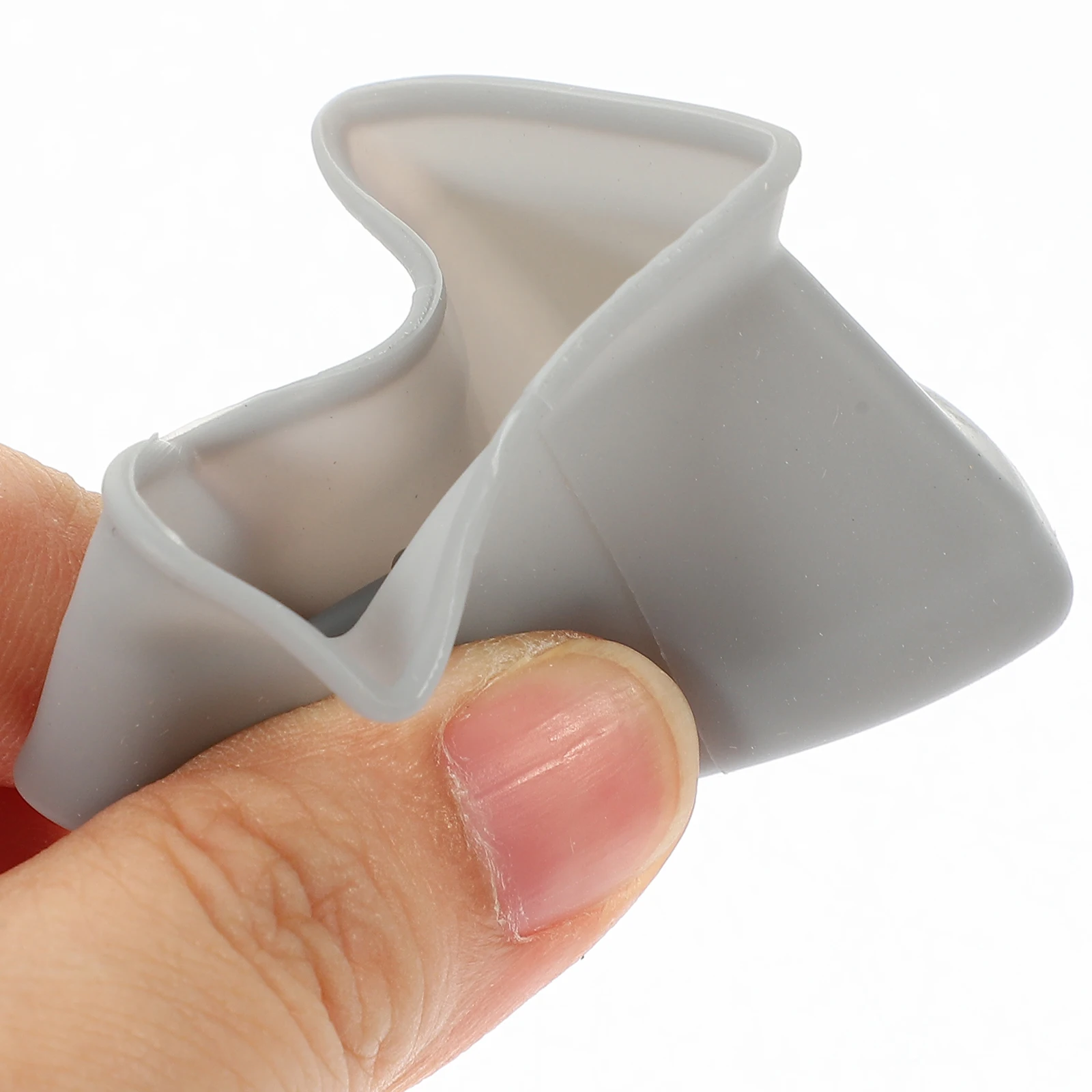 

10pcs Chair Leg Protectors Silicone Nonslip Wear Resistant Furniture Pads Grey Square Chair Foot Cover Table Stool Leg Caps