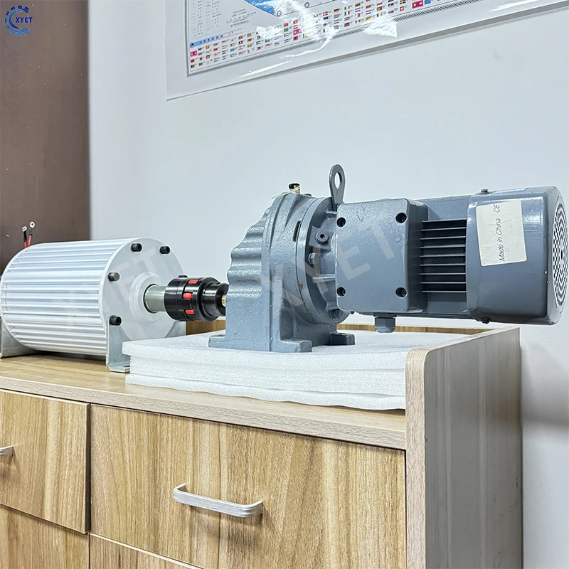 Low Noise 10KW 20KW 30KW Permanent Magnet Generator 220V 380V Free Energy Dynamo AC Magnetic Alternators with Grid Tie Inverter