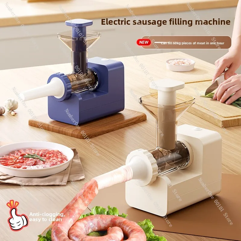 Electric Sausage Stuffer Machine Household Automatic Filling Tool for Making Sausage at Home