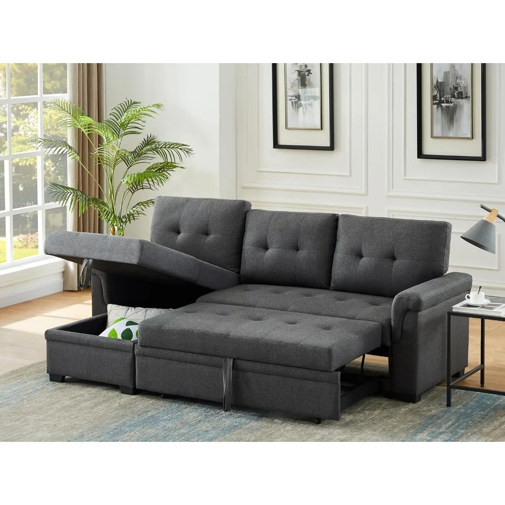 Sleeper Sofa - Versatile Sleeper Couch & Sofa Bed with Storage - Comfortable Couch with Storage, Small Sleeper Sofa counch