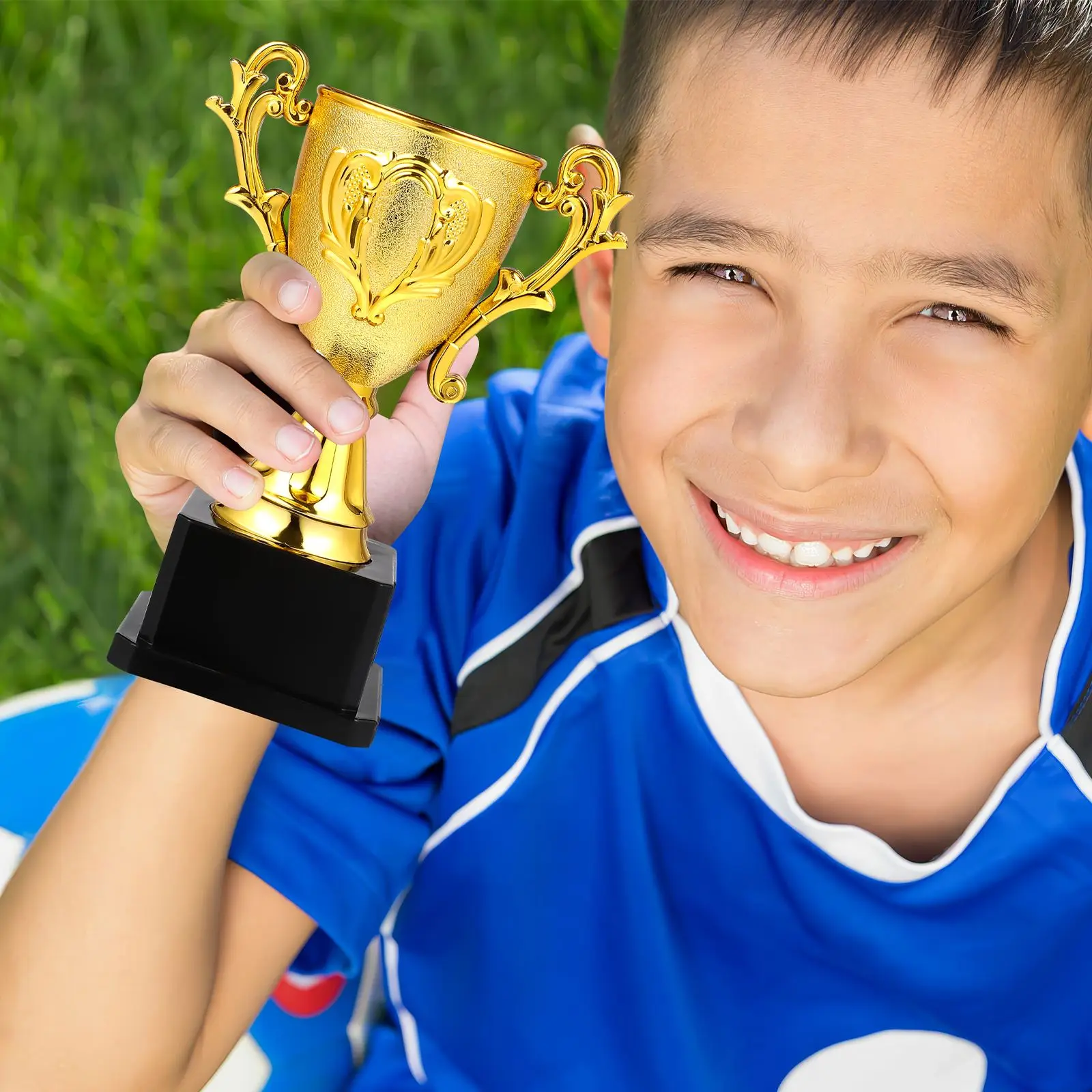 Trofeo de copa para niños, trofeo de trofeo, Trophys, Winnercompetition, fiesta de Goldenand, premios de oro, tazas de fútbol, favores de juego