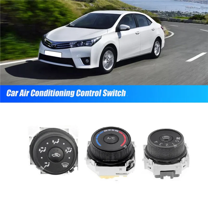 

Car Air Conditioning A/C Heating Panel Wind Direction Knob For Toyota Corolla 2007-2013 Control Temperature Switch Durable