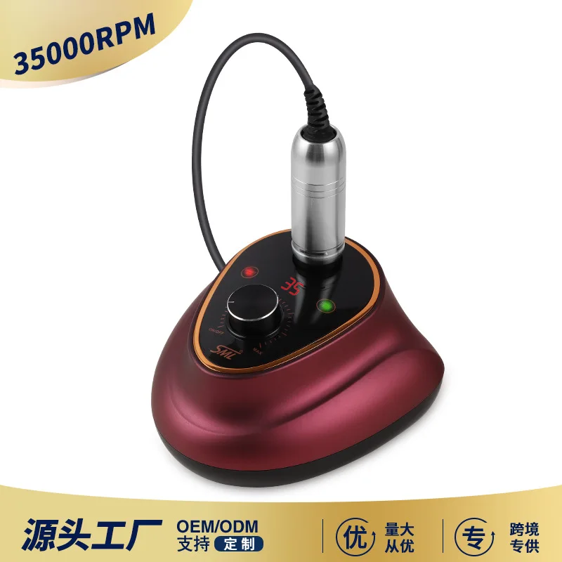 Sml-高速電動ネイルポリッシャー,35000rpm,タッチスクリーン,マニキュア用実装,220V